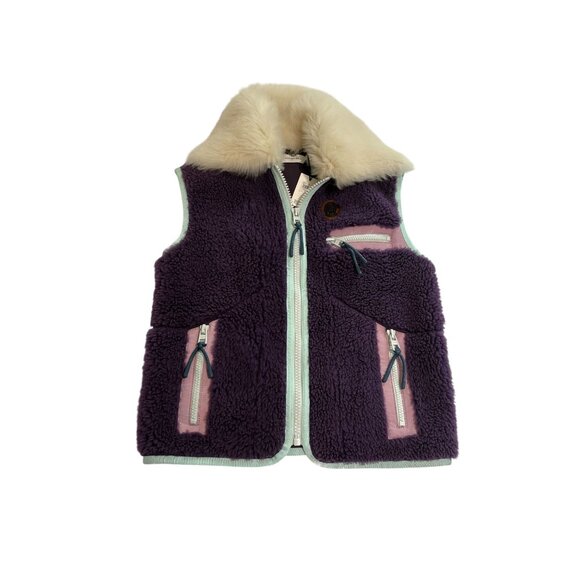 Coach Jackets & Blazers - Coach Shearling Vest in Purple